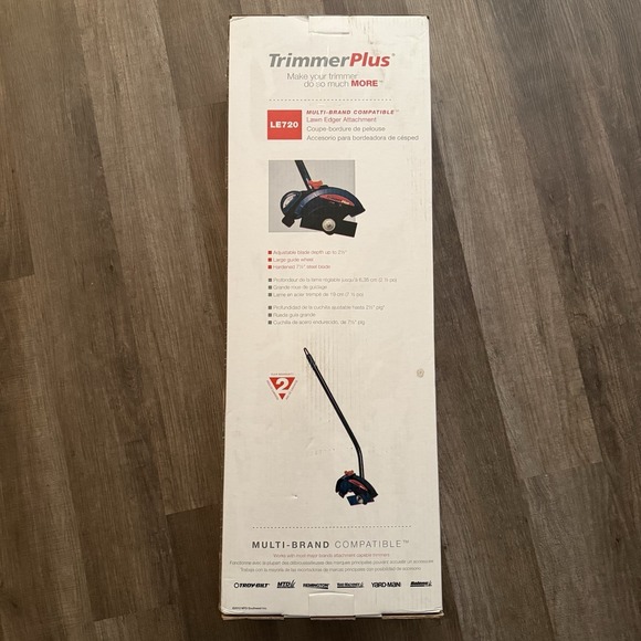 Trimmer Plus LE720-Lawn Edger Attachment-Multi Brand Compatible-41BJLE-C902 - Picture 3 of 6